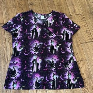 Disney Villains scrub top size M